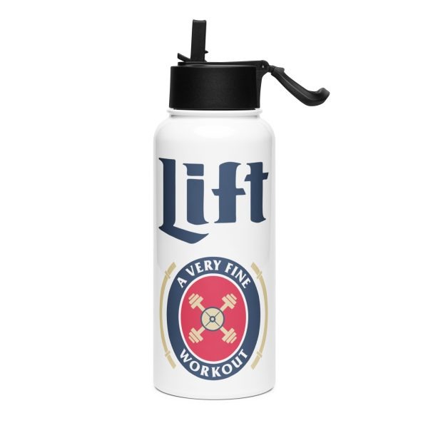 Stainless Steel Water Bottle With A Straw Lid White 32 Oz Left 6831cf02907a9.jpg
