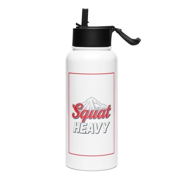 Stainless Steel Water Bottle With A Straw Lid White 32 Oz Left 68347d242bf2c.jpg