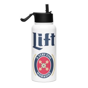 Stainless Steel Water Bottle With A Straw Lid White 32 Oz Right 6831cf028ff4b.jpg