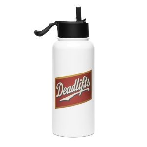 Stainless Steel Water Bottle With A Straw Lid White 32 Oz Right 68330aa014d6d.jpg