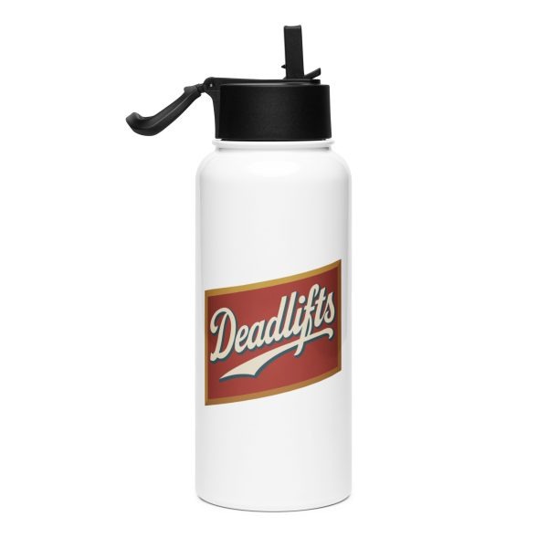 Stainless Steel Water Bottle With A Straw Lid White 32 Oz Right 68330aa014d6d.jpg