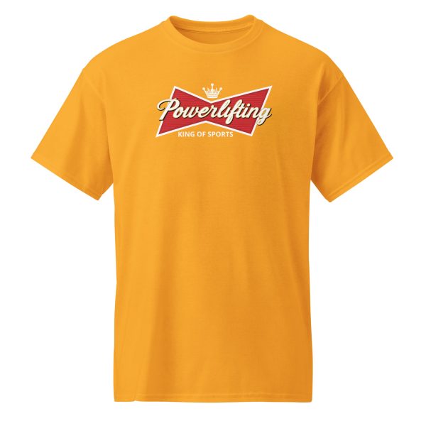 Unisex Sports Tee Gold Front 6834a500ce9bf.jpg