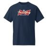 Unisex Sports Tee Navy Front 6834a500c9bfe.jpg