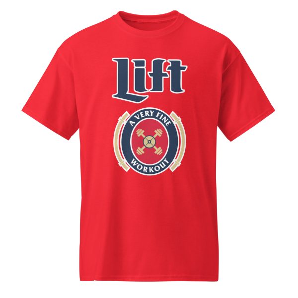 Unisex Sports Tee Red Front 6830e63190780.jpg