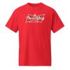 Unisex Sports Tee Red Front 6834a500ccb01.jpg