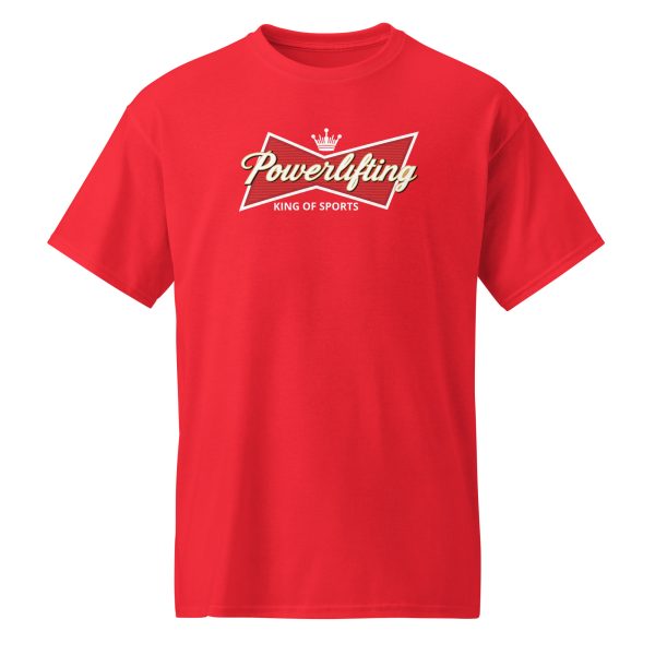 Unisex Sports Tee Red Front 6834a500ccb01.jpg